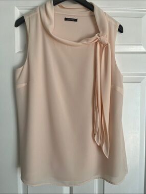 Orsay Tie-Neck Sleeveless Camisole in Soft Blush